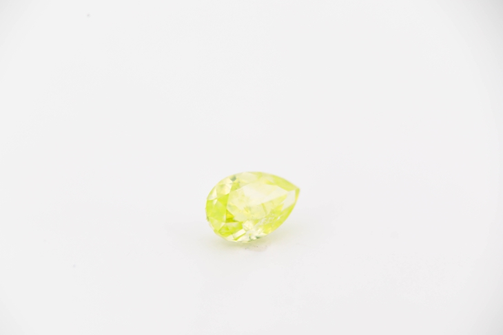 0.80ct Natural Loose Fancy Intense Green Yellow Neon Color